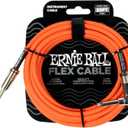Ernie Ball Flex Instrument Cable Straight/Angle 20ft - Orange (P06467)