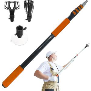 Light Bulb Changer for High Ceilings 26FT Reach, Light Bulb Changer 5-20FT with Basket and Suction Cup for Recessed Lights High Ceiling