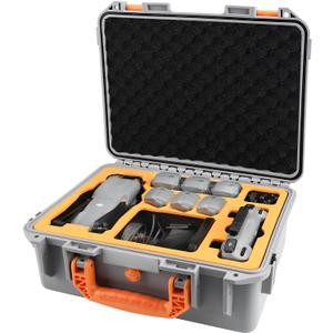 Hard Case for DJI Air 3S Air 3, Waterproof Pressure Resistant Carrying Case for DJI Air 3S/3 Accessories - Fits for RC 2/RC-N2/RC-N3 (Grey)
