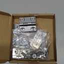 1" x 1" 1010 Series Aluminum Extrusion Profiles Frame Hinge Install Kit Connector Set, 4pcs Zinc Alloy Hinge with T-Nuts Hex Screw Bolt for 1 Inch x 1 Inch Extrusion Profiles Rail