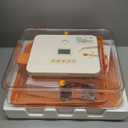 Egg Incubator for Hatching 56-154 Chicken/Quail/Turkey Eggs, 360 View Poultry Incubators with Automatic Egg Turning/Humidity Control&Alarm/Auto Water Adding/Adjustable Tray, for Beginner/Farm/Home