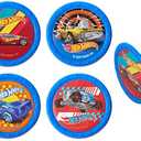 DecoPac Hot Wheels 24 Count Cupcake Toppers - Orange, Yellow Family, Birthday & Children's Day, Set of 24
