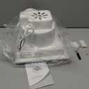 FEITON 90 CFM Bathroom Fan Exhaust Fan Ceiling Mount, 25W, 110V, 0.95 Sones, Square Quiet Ventilation, 4-in Duct, 8" x 8" Mounting Hole