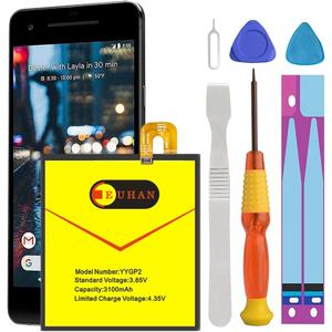 Google Pixel 2 Battery, (Upgraded) 3100mAh Li-Polymer Battery BG2W Replacement for HTC Google Pixel 2 (5.0'') G011A-B with Repair Replacement Kit Tools