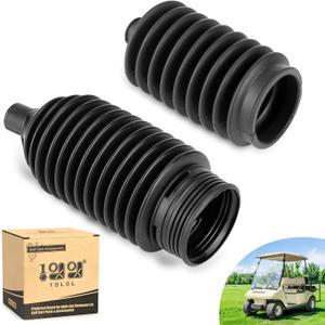 10L0L Golf Cart Steering Rack & Pinion Dust Boot for Club Car DS 1997-up, Steering Gear Box Seal Bellows, Replace OEM 1013035 101880001