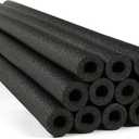 Nezyo 12 Pack Pool Noodles Foam Swim Noodles 52 Inch Jumbo Hollow Swimming Pool Noodle Bulk Floats Heavy Duty for Xmas Decoration Craft Projects Padding Bumper, Small