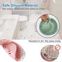 Silicone Sink Drain Strainers, Shower Drain Hair Catcher, Hair Stopper for Shower Drainage Cover, Bathroom Bathtub, Kitchen Sink, Multiple Colors (5pcs)