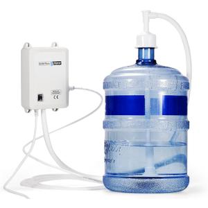 VEVOR Bottled Water Dispenser Pump System, 5 Gallon Dispensing System, Automatic Electric Water Dispenser, Single Inlet Water Jug Pump, Compatible Use with Coffee/Tea Machine, Refrigerator, Ice Maker