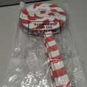 Huwena 6 Pcs 16'' Large Christmas Candy Ornaments Christmas Lollipop Ornament Double Sided Printing Peppermint Xmas Ornament Decorative Hanging Ornament Pendant for Xmas (Red, White,Wood)