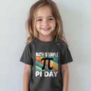 Pi Day Shirt Toddler Boys Girls Happy 3.14 Pie Day T-Shirts for Kids Funny Tops Graphic Math Tee Short Sleeve 2T-8Y