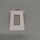 Lutron Claro Light Switch Cover Plate, 1 Gang Wallplate, for Decorator Light Switches, Rocker Light Switch Cover, Outlet Cover, Screwless Switch Plate Cover, Gloss, CW-1-WH, White