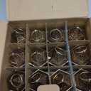 12-Pack Mini Lanterns for Ramadan, Small Decorative Lanterns with Flickering LED Candles for Wedding & Festivals, Hanging Moroccan Lantern for Table Centerpiece, Baby Shower Decor, Bronze