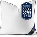 MIULEE 18x18 Pillow Insert Throw Pillow Premium Down Alternative Pillow Insert Square Decorative Pillow Stuffer for Sofa, Couch (18x18 inch)