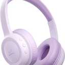 Kids Bluetooth Headphones,Kids Headphones Wireless with 85dB Volume Limiter, 30H Playtime, Adjustable Headband,Over-Ear Headphone for Kid School Online Class Travel(Purple)