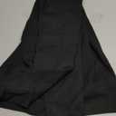 Black Opaque Fleece Lined Tights for Women under Dress, Thermal Ribbed Leggings for Women, Warm Sweater Tights (Medium Petite)