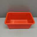 Storex Small Cubby Bins  Plastic Storage Containers for Classroom, 12.2 x 7.8 x 5.1 inches, Class Red, 5-Pack (62415A05C)