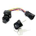 87-897716K01 3-Position Ignition Key Switch with Harness Fit for Mercury Marine Quicksilver Outboard Motor Replaces 897716 8M0059686 241237 Boat Engine Ignition Switch