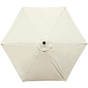 YOUGE OUTDOOR 9 Feet Patio Umbrella Replacement Canopy for 6 Ribs, Market Umbrella Top, Yard Table Umbrella Top Cover,Universal Strong and Thick Umbrella Canopy,Canopy Only