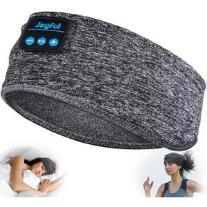 Sleep Headphones Bluetooth 5.3 Headband, Sports Wireless Earphones Sweat Resistant Earbuds with Ultra-Thin HD Stereo Speakers, Sleep Mask for Running,Workout, Yoga,Insomnia,Travel Cool Gadgets Gifts