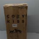 Dog Stairs with Storage, 4-Step Wider Sturdy Dog Steps for Small/Medium/Large Dogs and Older Cats, Folding Doggie Ramp for Bed/Couch/Car Hold Up to 180 lbs (22" H, Black)