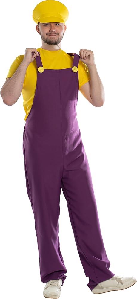 Evil Yellow Plumber Video Game Guy Men's Costume XL