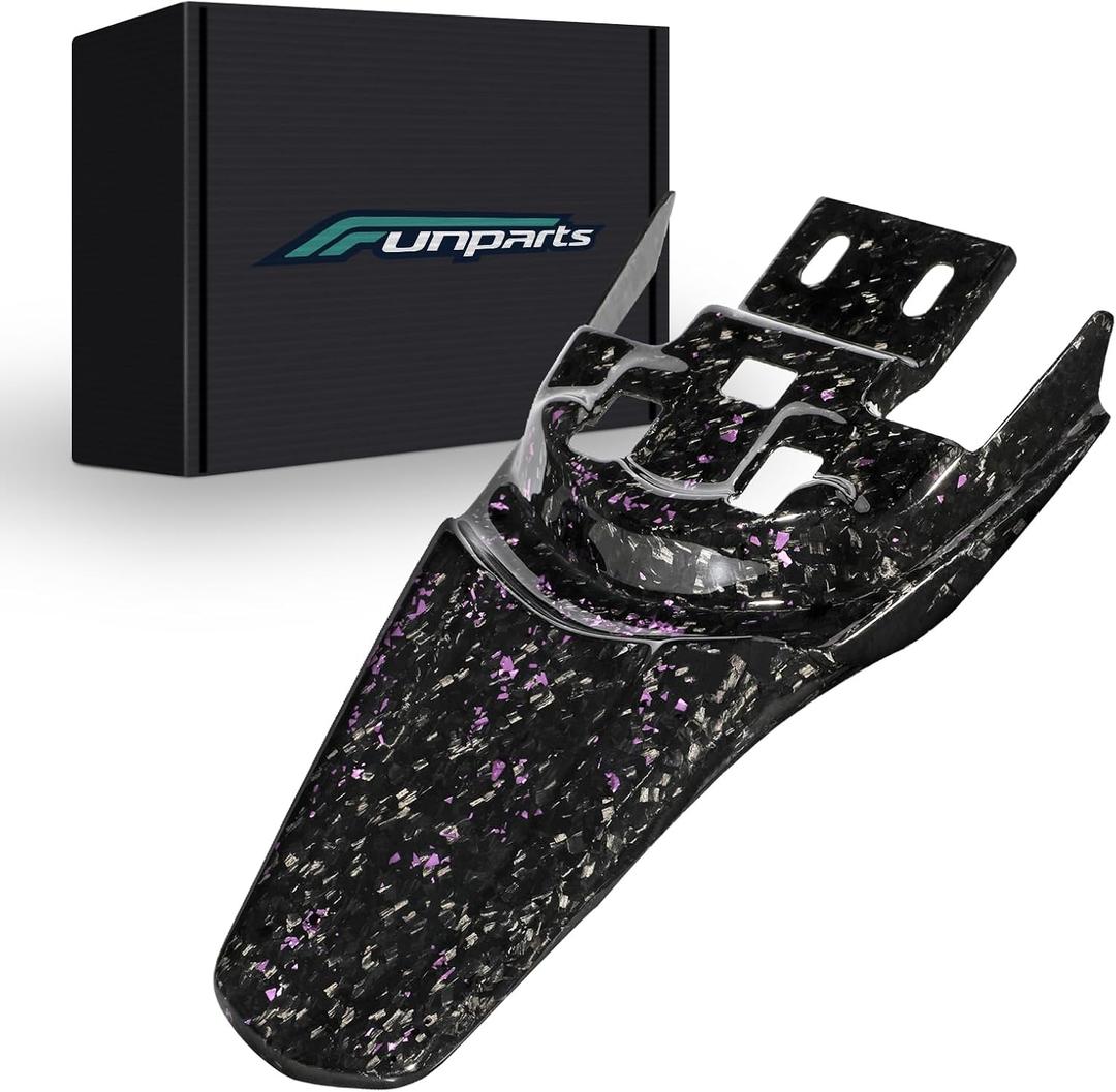 Dirt Bike Rear Fender Mud Guard Carbon Fiber for Surron Sur Ron Light Bee X/S X260 X160 Electric Dirt Bike Purple