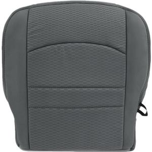 SecosAutoparts Driver Side Bottom Replacement Cloth Seat Cover Gray Compatible with Dodge Ram 1500 2500 3500 4500 5500 2013 2014 2015 2016 2017 2018
