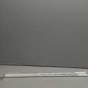 Generic White Aluminum Drapery Curtain Wand Pull Rod w/Swivel Snap & Handle White (3 Pack - 24""), Silver