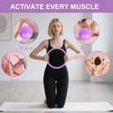 Pilates Ring Set with Resistance Bands– Anti-Slip Magic Circle Pilates Ring for Home Workouts, Full-Body Toning, Strength Training for Women 14PCS