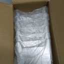 G.CORE Large Pegboard Cups Peg Board Storage Bin 6 Pack with Hooks, Square Box Shape Pegboard Cup Holder Accessories for Garage Workbench/Craft Room/Office/Playroom/Home Kitchen Organization (Clear)