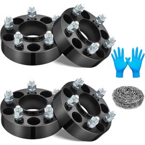 BDFHYK 5x4.5 Wheel Spacers 1 inch(25m) Spacers 5x114.3 Thread Pitch 1/ 2-20 Stud & 70.5 mm Center Bore, Compatible with Lincoln Town Car Mark, Mustang Edge Crown Victoria Ranger Explorer, Set of 4