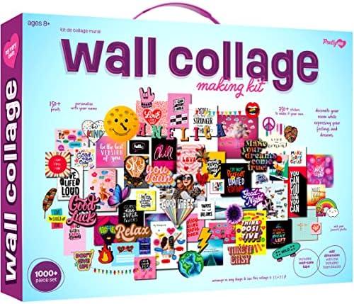 Pretty Me Wall Collage Kit for Teen & Tween Girls - Arts Craft Gift Ideas for Age 11, 12,13, 14, 15, 16 Year Old Girl - Birthday Gifts and Stuff for Teenage Bedroom Decor - Teens Creative Crafts Kits