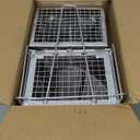 Gingbau 2-Pack Rat Traps Humane Live Chipmunk Mouse Trap Cages for Indoor and Outdoor Use