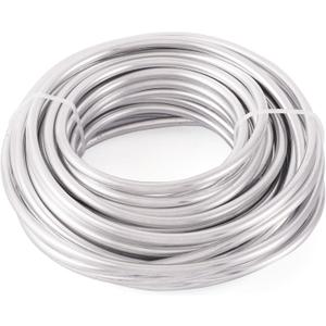 Pandahall 32.8 Feet Silver Aluminum Craft Wire 4 Gauge Metal Craft Wire for DIY Manual Arts Jewelry Making