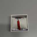 Fitness Tracker with Sleep Tracking, 24/7 Activity Tracker, Step Tracker, Heart Rate, Blood Oxygen, Stress Management, 5ATM Waterproof, No Subscription Fee for iOS & Android (Rose Gold&Red)