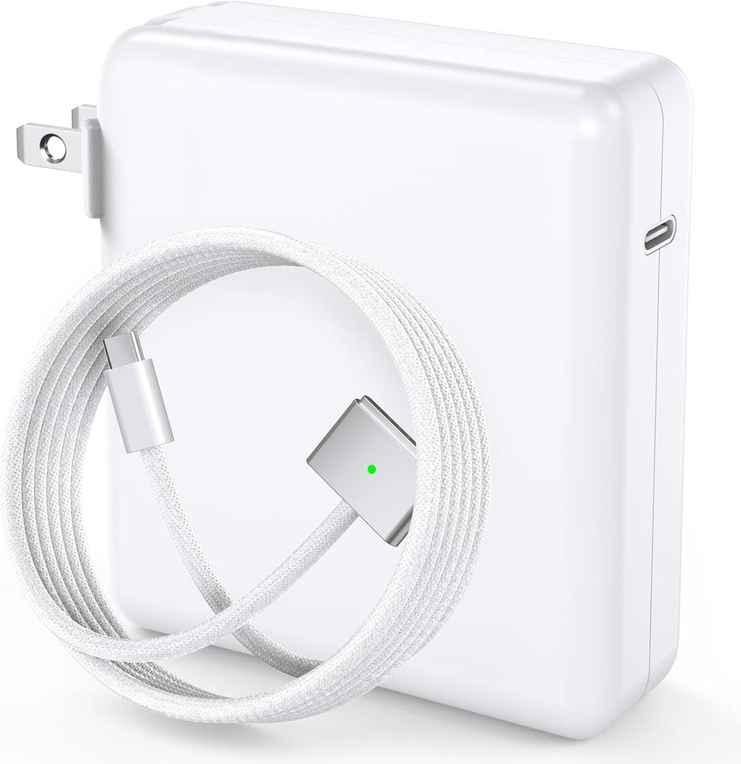 Mac Book Pro Charger- 140W USB-C GaN Power Adapter with Magnetic 3 Cable (6.6FT) for MacBook Pro 14-inch 16-inch with M1/M2/M3/M4 Pro/Max Model (2021-2025 Model) - Fast Charge Support