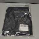 SOLY HUX Women's Drawstring Elastic Waist Wide Leg Pants Color Block Long Pants with Pockets (Black, M)