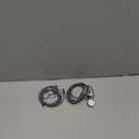 2Pack Multi Charging Cable Cord for Travel Essentials,Apple Watch Charger,iPhone Charger,[3-in-2] Type C/Lightning Cable Portable Designed for iWatch,iPhone 17-8,Galaxy S25-21,Xbox Series X&S,iPad-4FT (Gray)