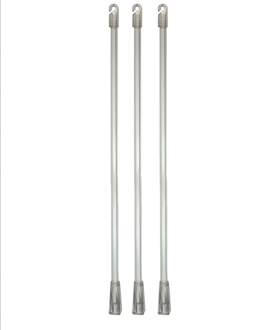 Generic Long Clear Blind Tilt Wand Replacement with Hook and Grip (3 Pack - 24"")