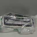 Loghot Bedside Caddy/Bedside Storage Bag Hanging Organizer for Bunk and Hospital Beds,Dorm Rooms Bed Rails,Can be Placed Glasses,Books,Mobile Phones,Keys (Black)