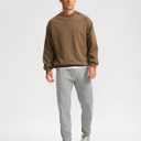 G Gradual Men's Joggers with Zipper Pockets Stretch Tapered Sweatpants Athletic Pants for Men Workout Running Gym (Gray, M)