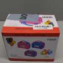 Balloon Pump Electric,110V 600W Balloon Blower Inflator Dual Nozzle Air Pump Balloons Inflator for Decoration, Party, Sport,Gifts:2 Balloon Tying Tools (Rose Red)