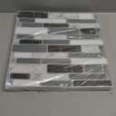 Art3d 20-Sheet Peel and Stick Kitchen Backsplash Tiles, Self-Adhesive Wall Tiles for Kitchen and Bathroom, 12"x12", Marble Grey