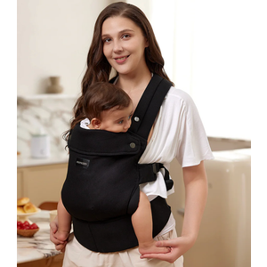 Momcozy PureHug Baby Carrier, 3-24 Months, Black 