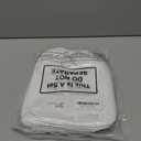 Toulite 30 Pcs White Bibs for Baby Washable Reusable Waterproof Cotton Feeder Bibs with Double Sided Design for Baby Shower Activity and Gifts