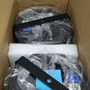 200W LED Stage Light, COB Par Lights with Barn Doors, DMX Blinder Stage Lighting Sound Activated for Wedding Live Show Christmas Party (6 Colors 2PC)