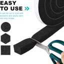 Ninsula Air Conditioner Foam Tape, 1 Inch x 6.5 FT AC Foam Insulation Tape with Adhesive, AC Window Seal Kit for Doors and Windows Blocks Hot Air, Drafts & Noise