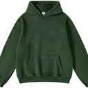 Hatant Oversized Hoodie Sweatshirts for Men Couples Heavyweight Hoodies Pullover Vintage Mens Acid Wash Sweaters Clothes 2025, S