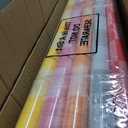Perkoop 9-pack pastel checkerboard bulletin board paper roll 4x12 ft feed resistance colorful paper for classroom
