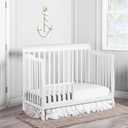 Salcod Toddler Crib Guardrail Compatible with Dream On Me Convertible Crib, Crib Rail for Prevent Toddler from Rolling Off The Bed, White
